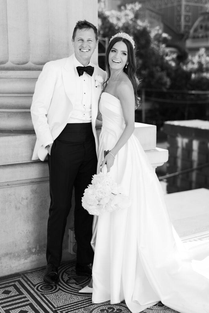 Wedding portraits of Kristen & Harry Fox