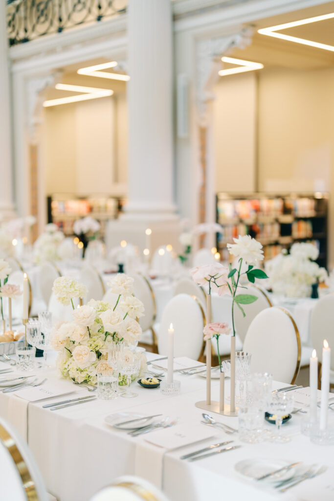 Reception styling at the State Library of Victoria