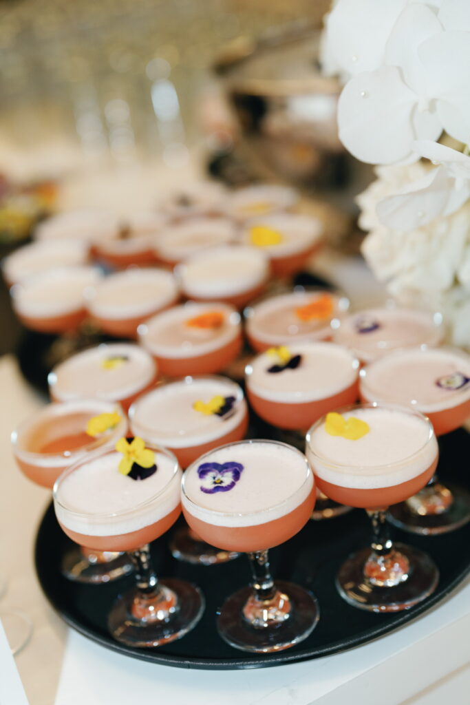 signature cocktails are a great way to personalise your wedding with your unique tastes